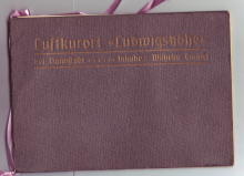 Historisches Postkartenuch Ludwigshöhe von 1900